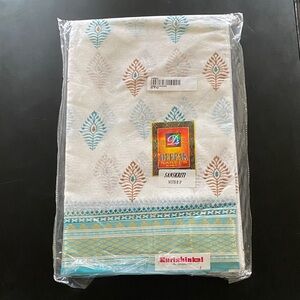 India Boutique White and Blue Dress